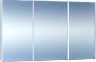 Зеркальный шкаф СанТа Стандарт 113019 120см белый